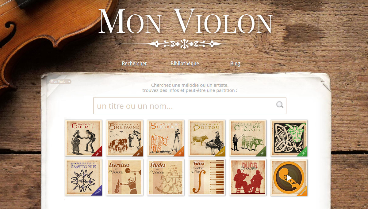 monviolon.org : page d'accueil